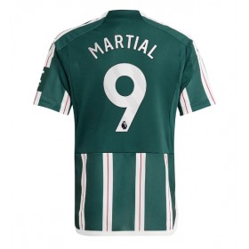 Manchester United Anthony Martial #9 Borta Kläder 2023-24 Kortärmad